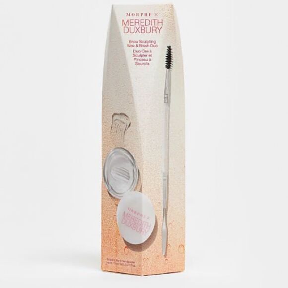 Morphe x Meredith Duxbury Brow Sculpting Wax Duo - Silver NEW - Picture 1 of 8